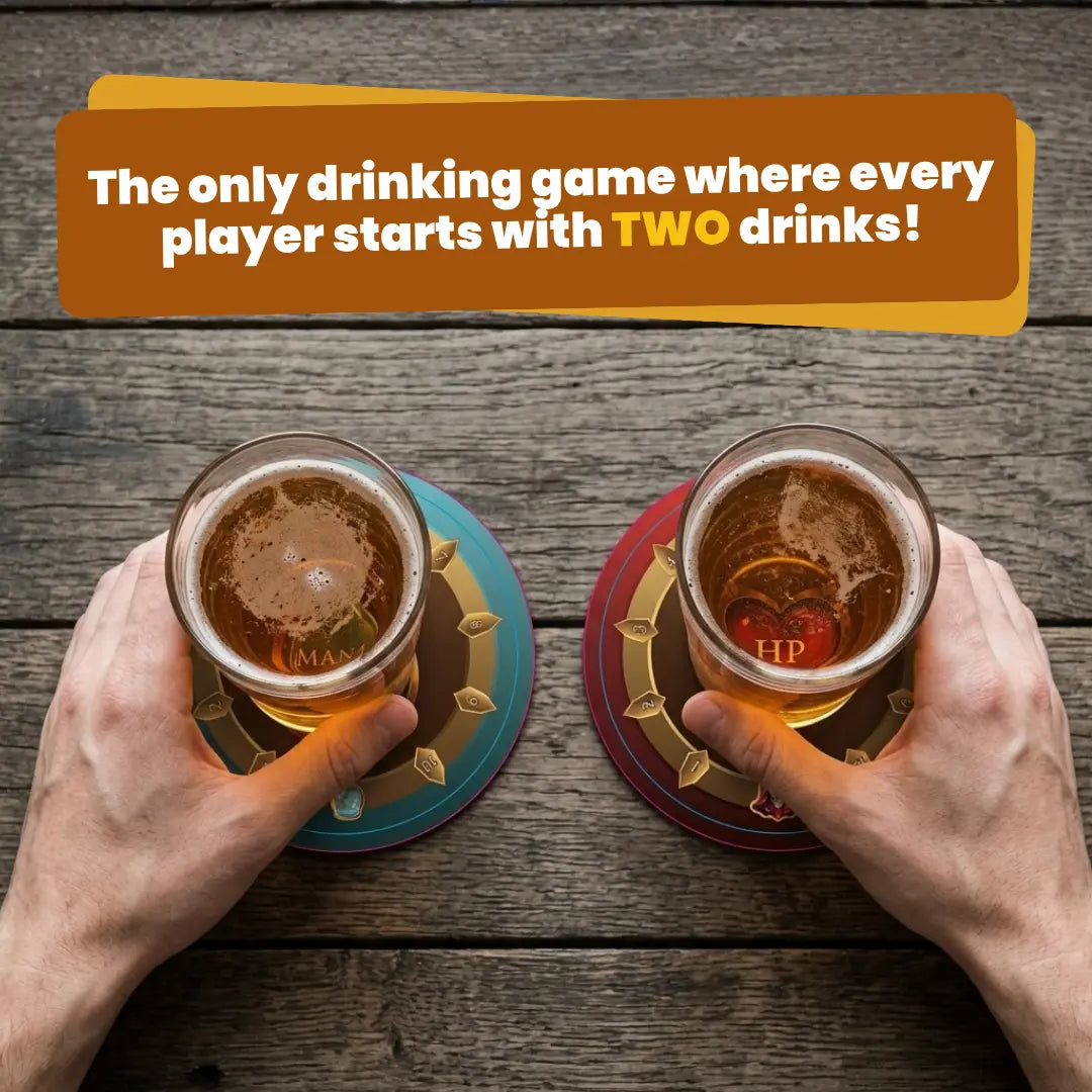 Wizards Tavern Strategy Drinking Card Game for Adults 21+