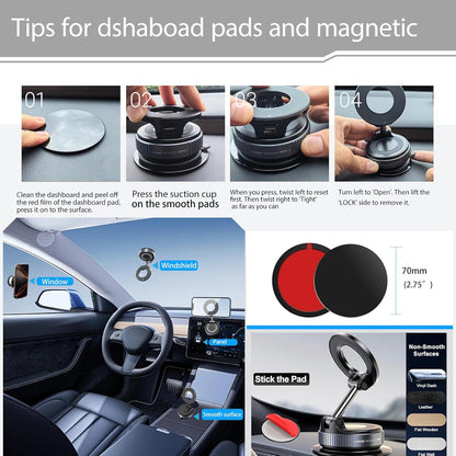 🔥Bestseller｜800+ Sold Daily｜Foldable Magnetic Car Mount