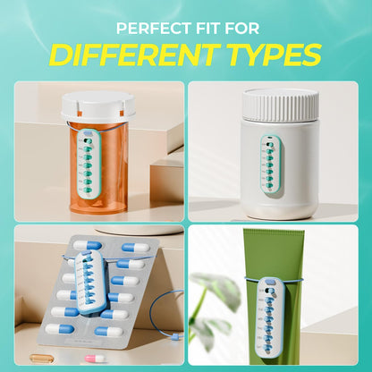💥New Arrival | 4 Pack Pill Reminder, Lanyad or Sticker Pill Tracker