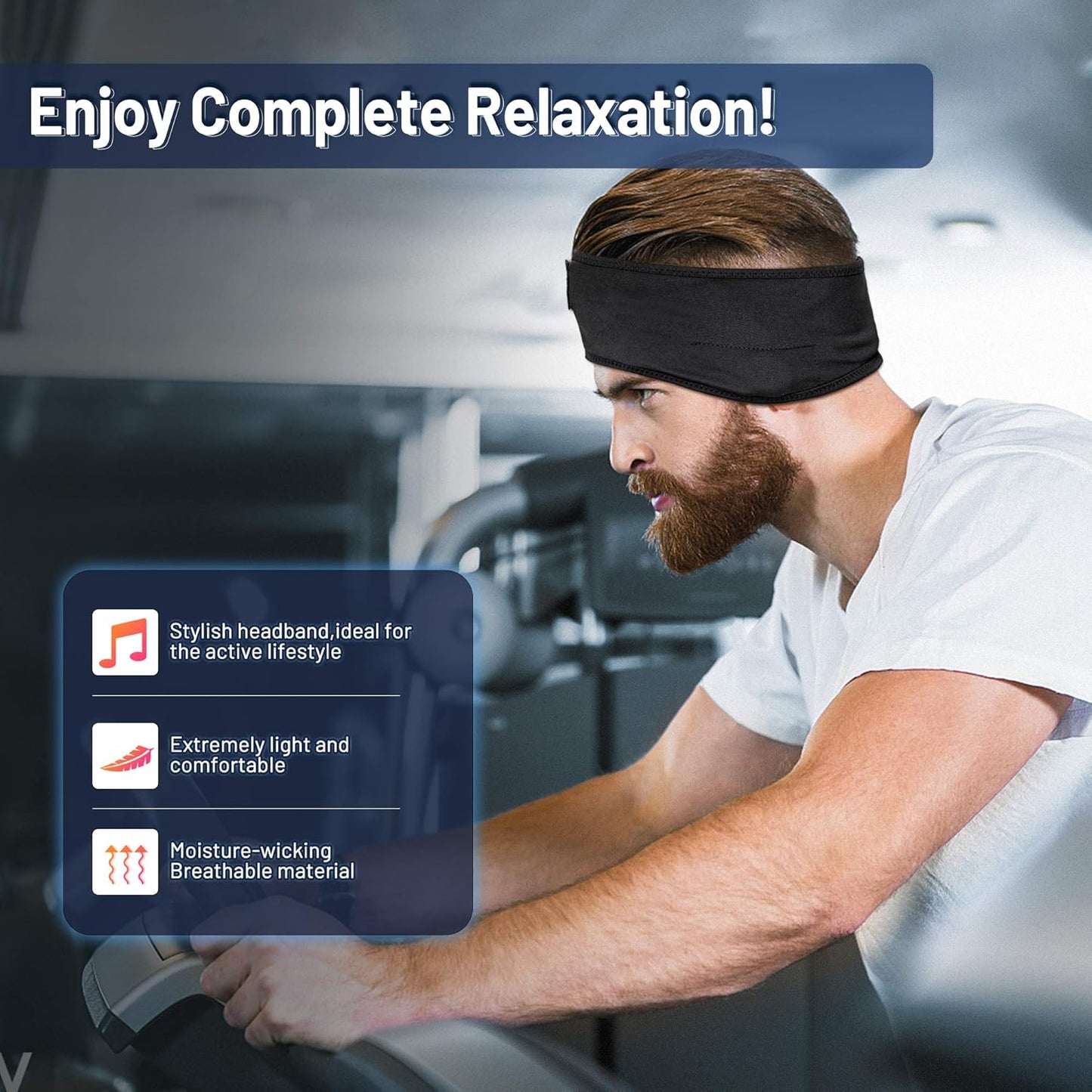 Sleep Headphones Wireless Music Headband