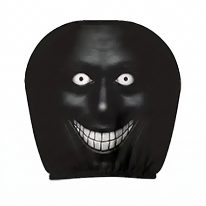 👻 Glowing-Eye Ghost Car Headrest Covers – Universal Scary Seat Protectors