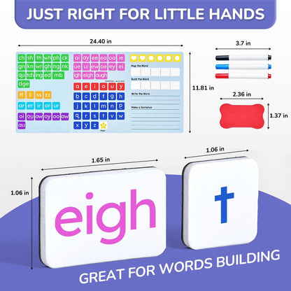 📚 Make Phonics Fun | 265-Piece Magnetic Letter Learning Set