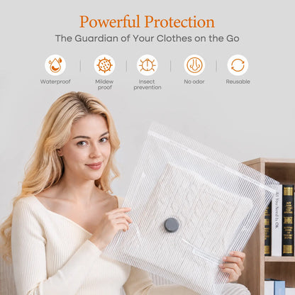 ✈️ Pack More, Travel Smarter | Cordless Vacuum Bag Set