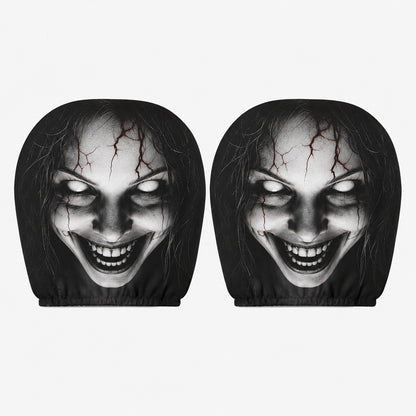💥New Launch | Quirky Black Skull Car Headrest Cover