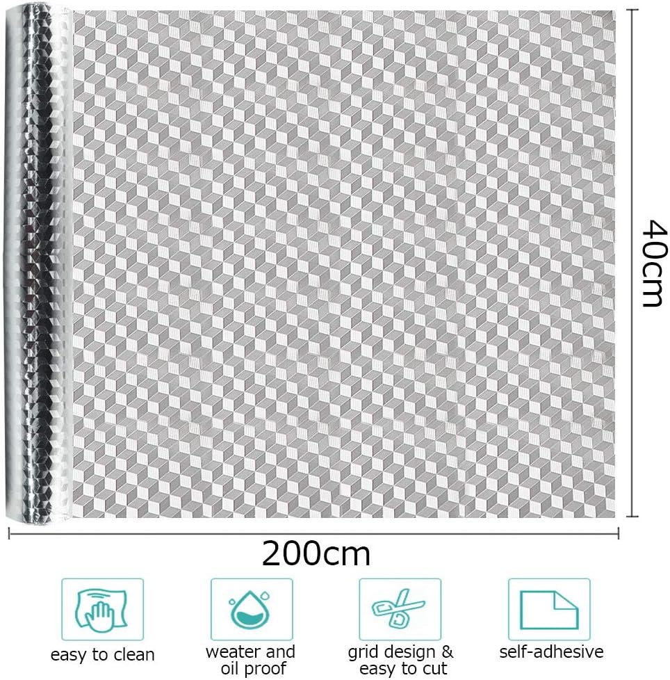✨🏡 Kitchen Shield™ Aluminum Foil Wallpaper | Waterproof • Oil-Proof • Heat Resistant • Peel & Stick Upgrade