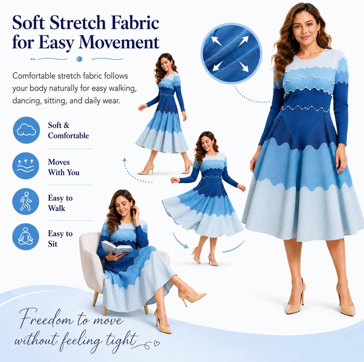 🔥New Products Hot Sale | Bouncy Dresses for Women