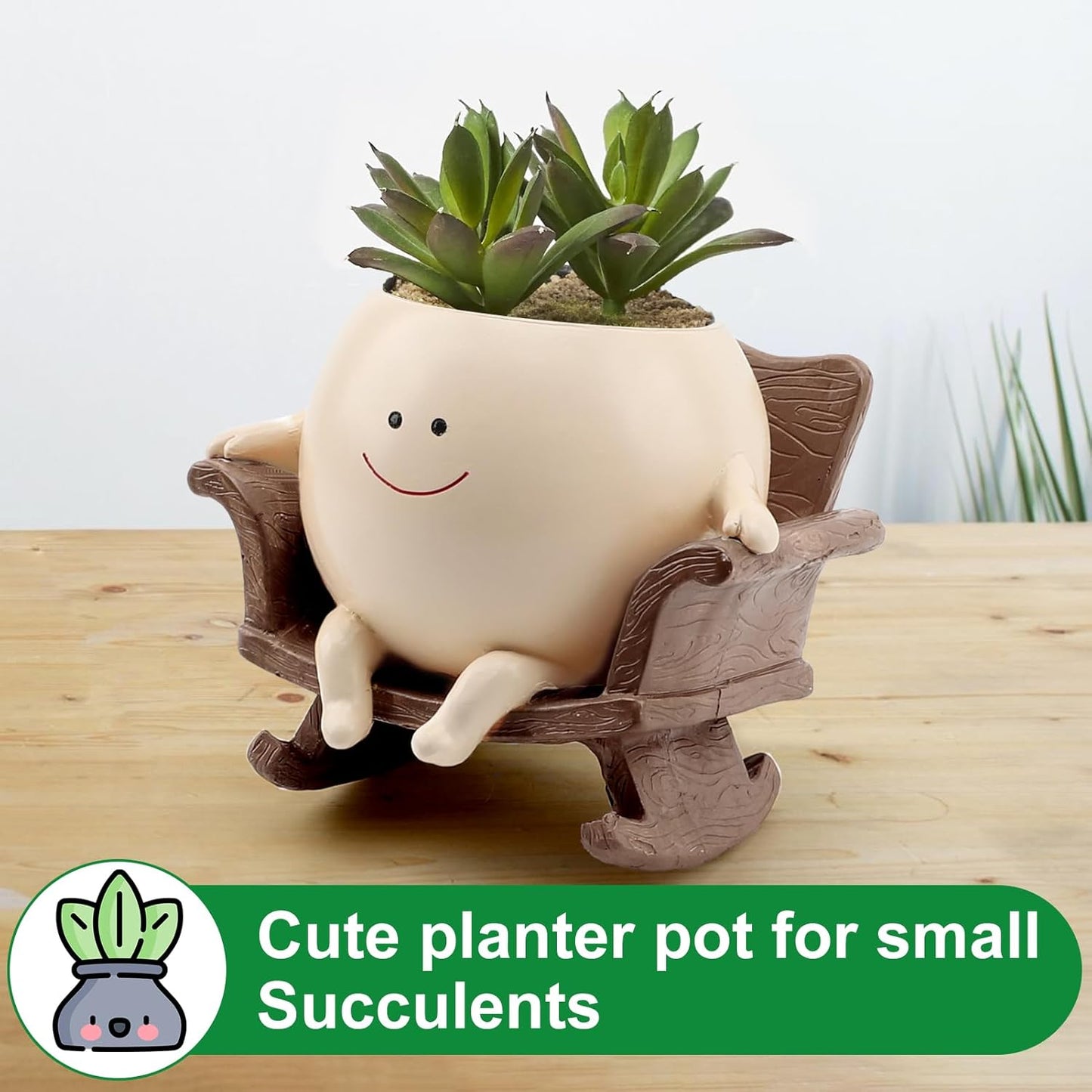 🔥49% OFF-Cute Resin Flower Head Planters