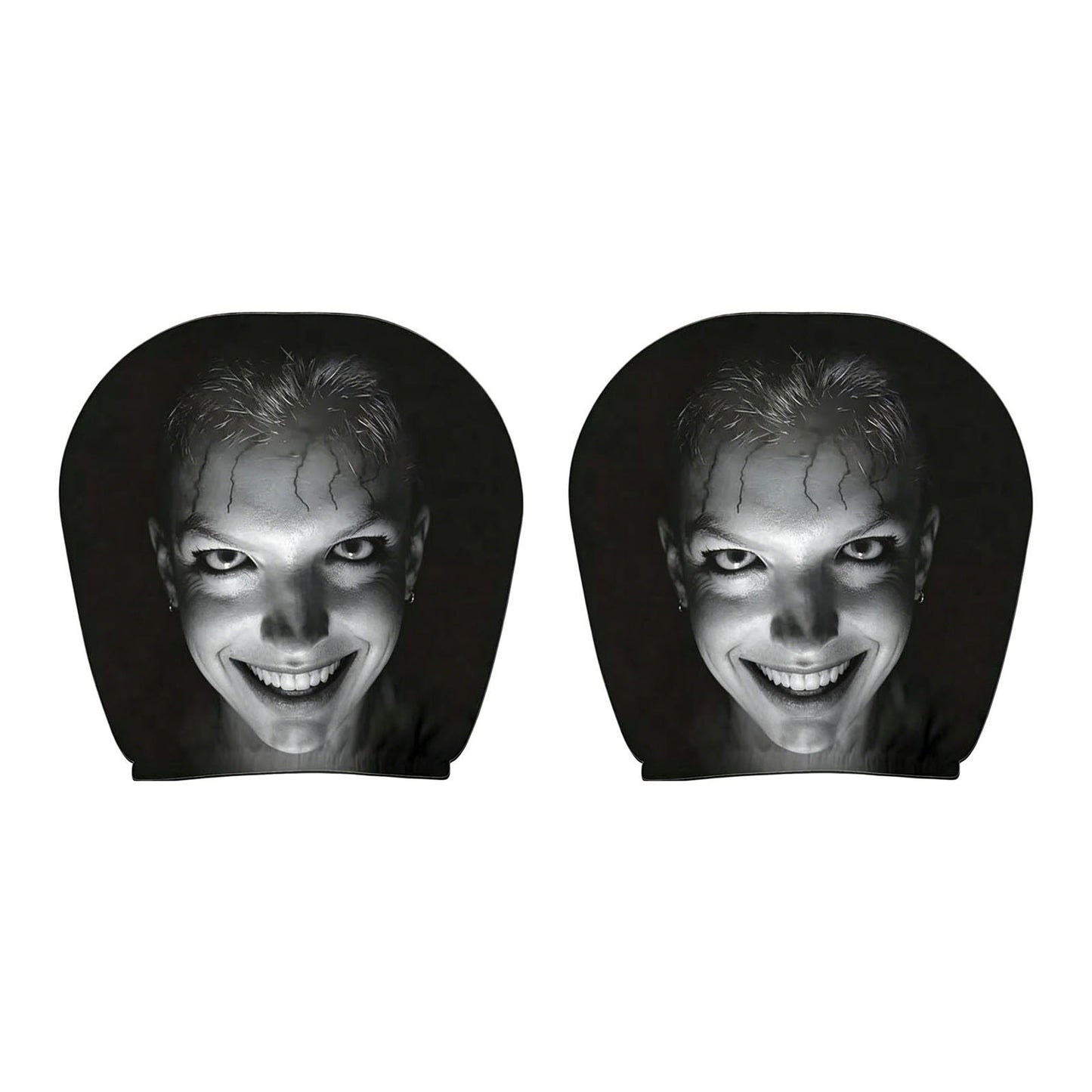 💥New Launch | Quirky Black Skull Car Headrest Cover