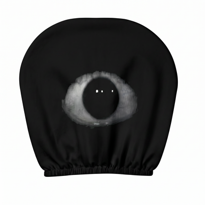 👻 Glowing-Eye Ghost Car Headrest Covers – Universal Scary Seat Protectors