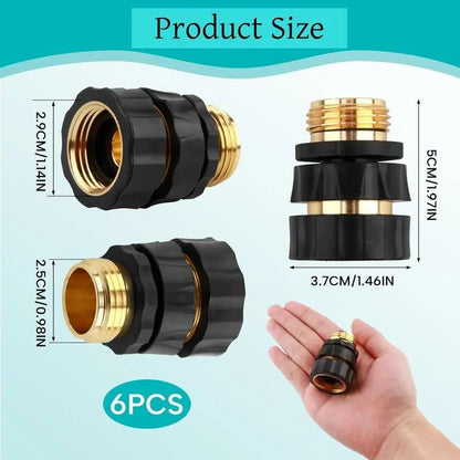 ✨🚿  3/4" Garden Hose Quick Connect Set 💦⚡