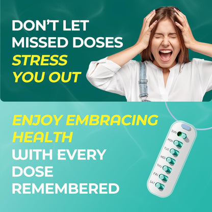 💥New Arrival | 4 Pack Pill Reminder, Lanyad or Sticker Pill Tracker