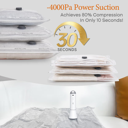 ✈️ Pack More, Travel Smarter | Cordless Vacuum Bag Set