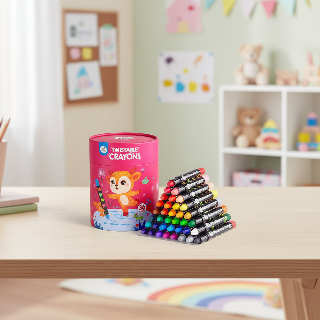 🎨🖍️ Magic Silky Washable Crayons Set™