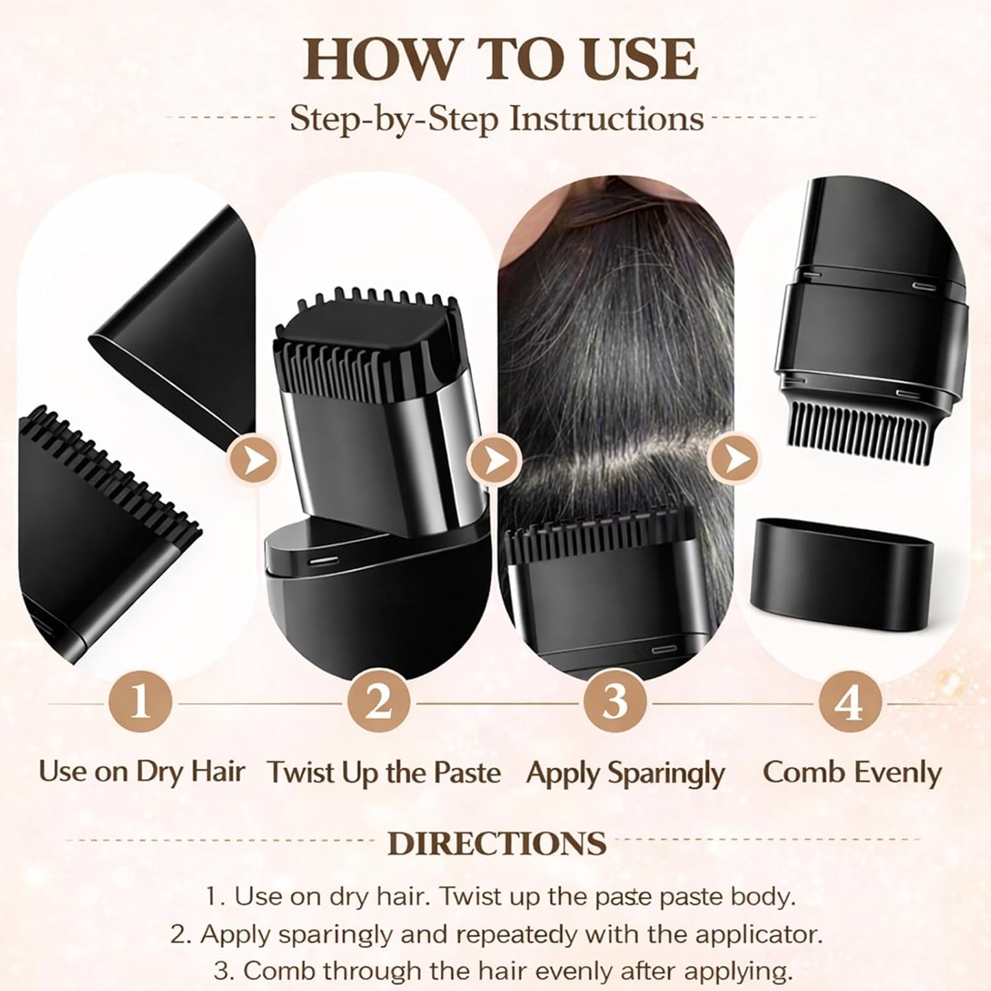 ✨Ultimate Hair Dye Comb | Waterproof Disposable Hair Dye Pen Sweatproof