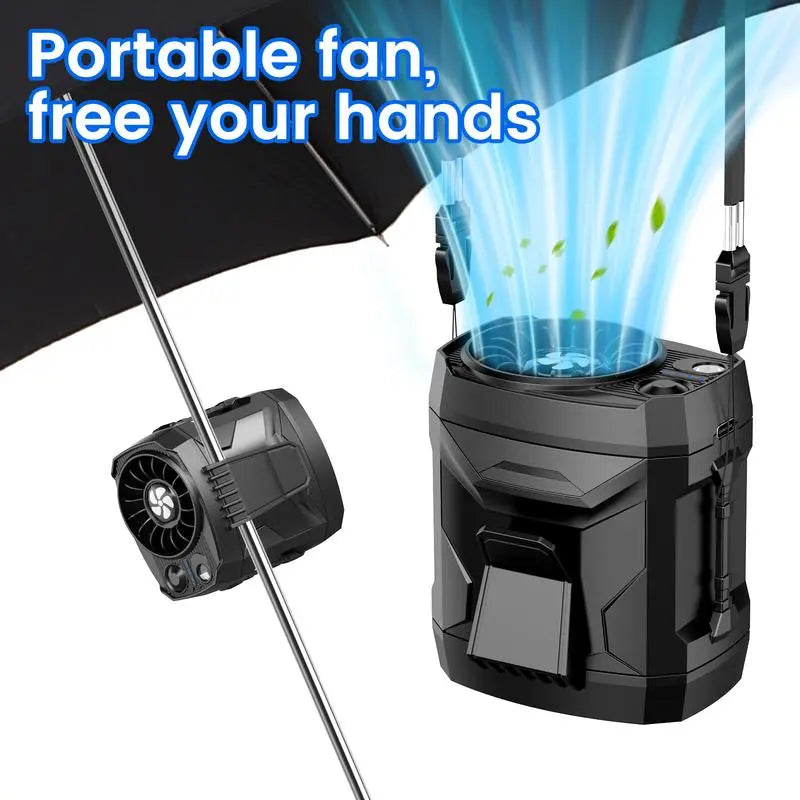 Clip Fan Rechargeable With stand