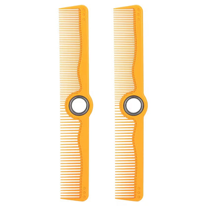 Professional Hairdressing Comb with Finger Spinner Rotating Comb