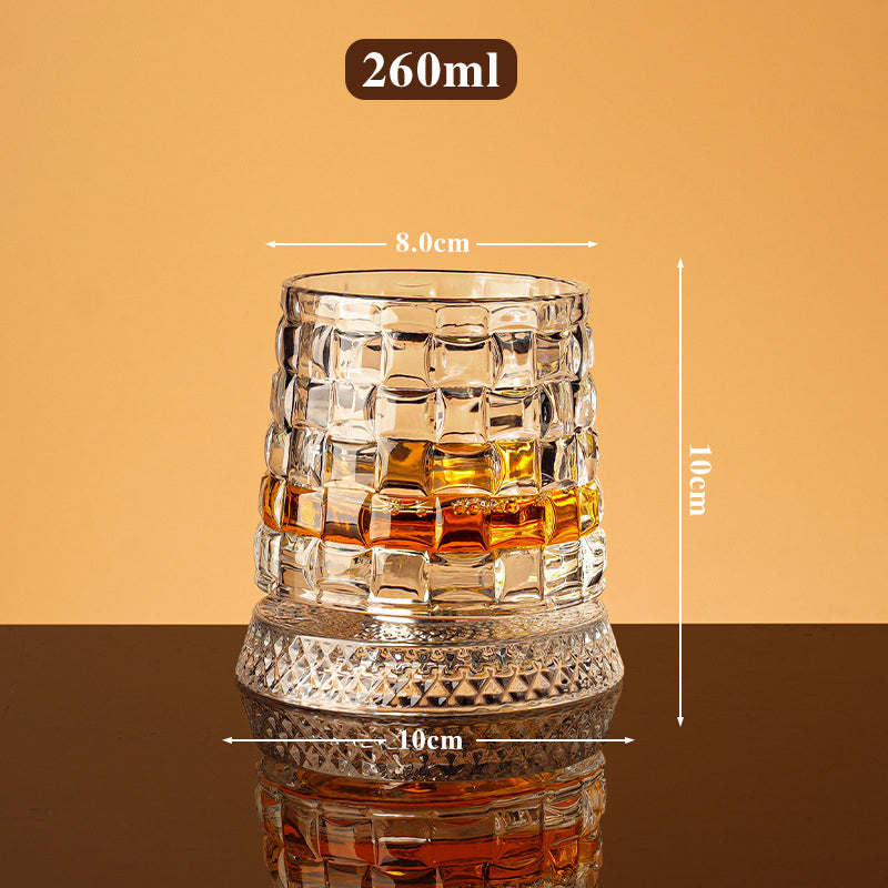 🎁🔥Luxury 360° Spinning Crystal Glass