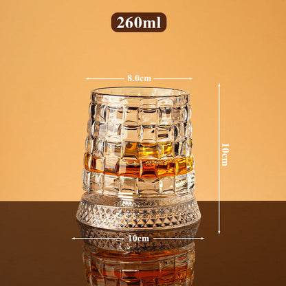 🎁🔥Luxury 360° Spinning Crystal Glass