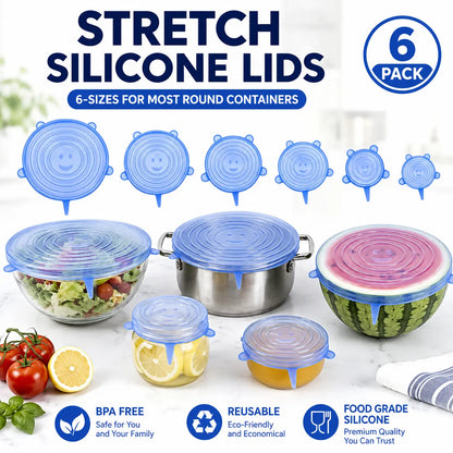 🥗✨Reusable Silicone Stretch Lids