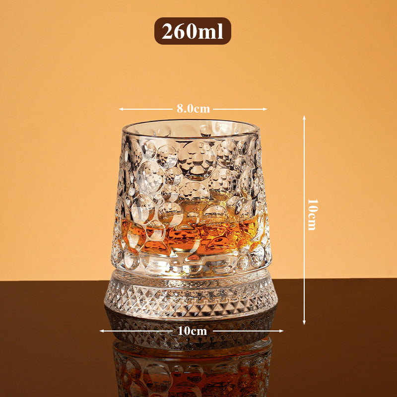 🎁🔥Luxury 360° Spinning Crystal Glass