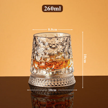 🎁🔥Luxury 360° Spinning Crystal Glass