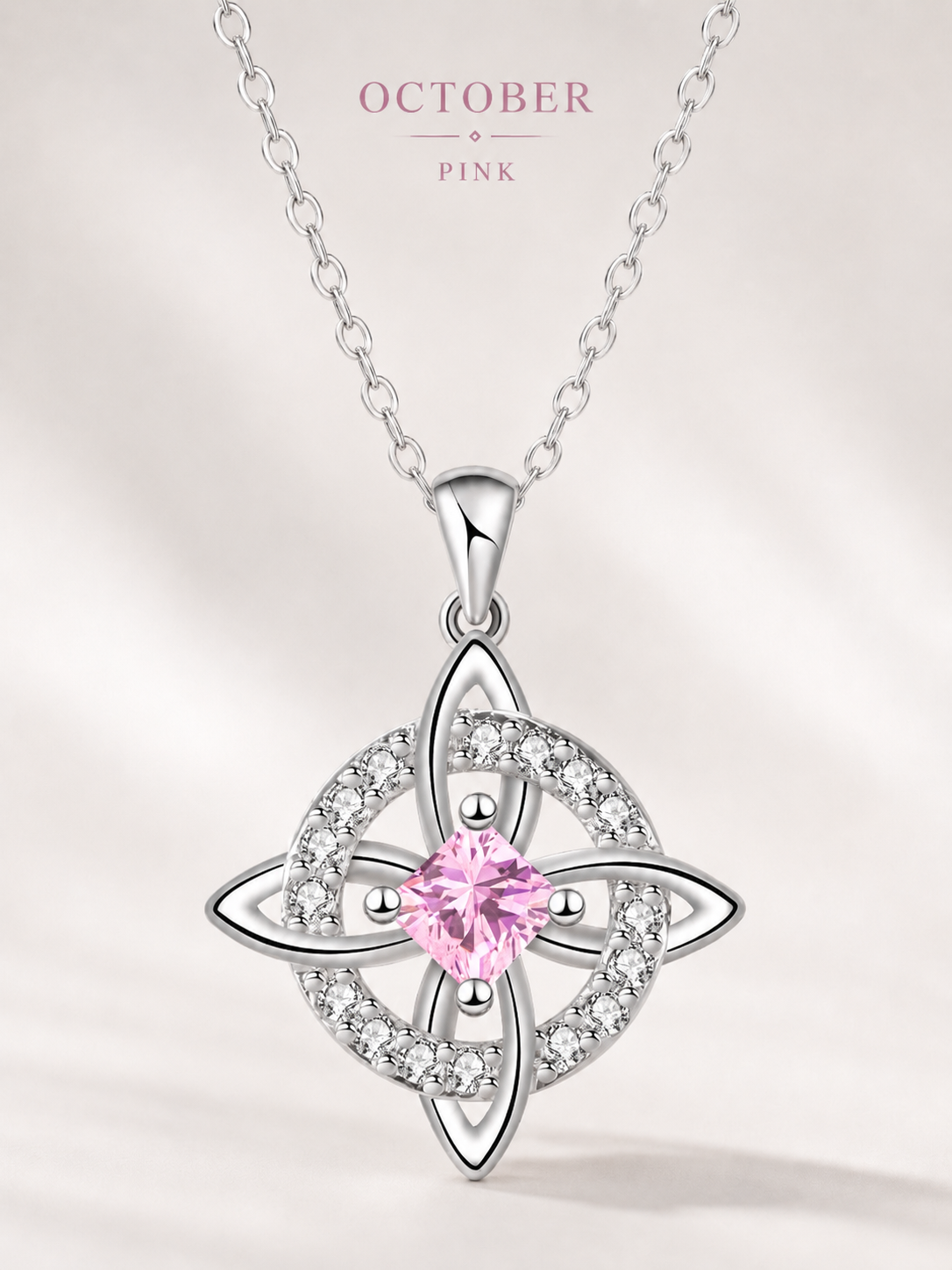 💫Birthstone Witches Knot Necklace