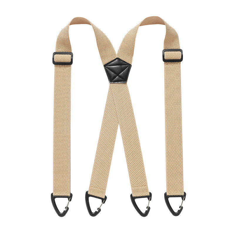 ⏰X Back Hidden Suspender 1.5 Inches Under Clothing Heavy Duty Work Suspenders for Men Women