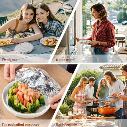 🔥Last day 49% off Insulated Foil Food Covers（50 pcs)