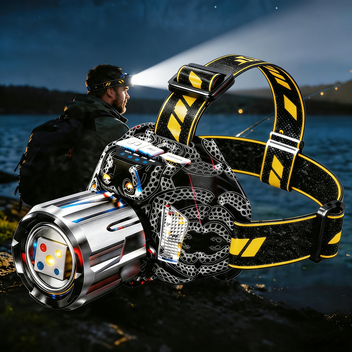 🔥 Hot Sale | Five-color headlamp