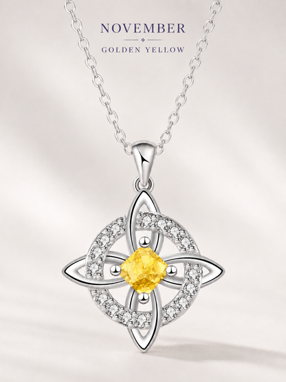 💫Birthstone Witches Knot Necklace