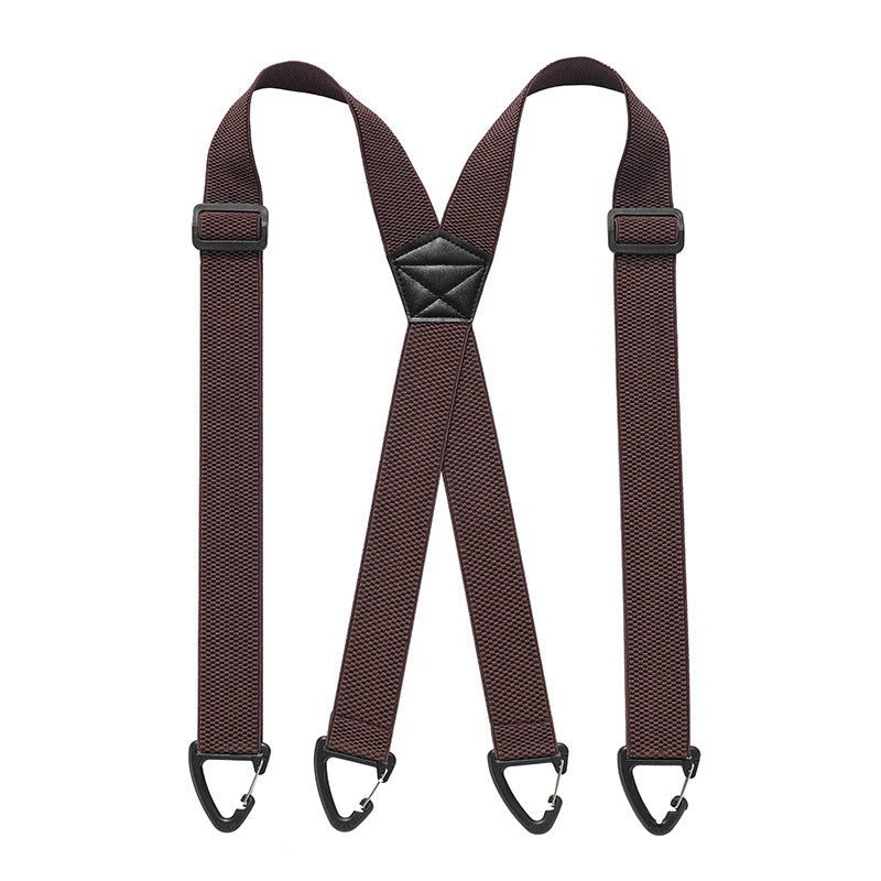 ⏰X Back Hidden Suspender 1.5 Inches Under Clothing Heavy Duty Work Suspenders for Men Women
