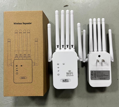 6-Antenna WiFi Signal Extender—1200Mbps Dual-Band Signal Booster