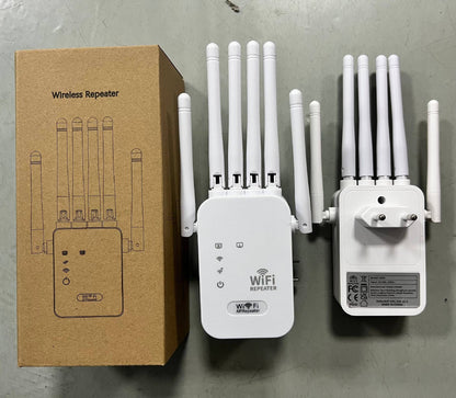 6-Antenna WiFi Signal Extender—1200Mbps Dual-Band Signal Booster