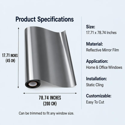 ☀️50% OFF! 🔥 Heat-Insulating Privacy Film – UV Protection, Easy Application & Perfect for Home & Office 🏠