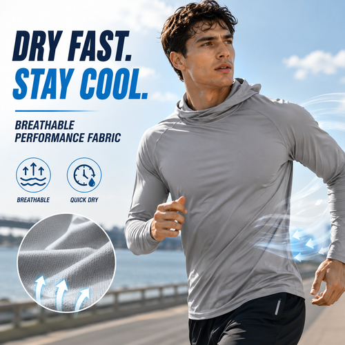 🔥UPF 50+ Protection 6-Pack | Lightweight Active Hoodies for Men – Breathable, Quick-Dry & Built for The Outdoors