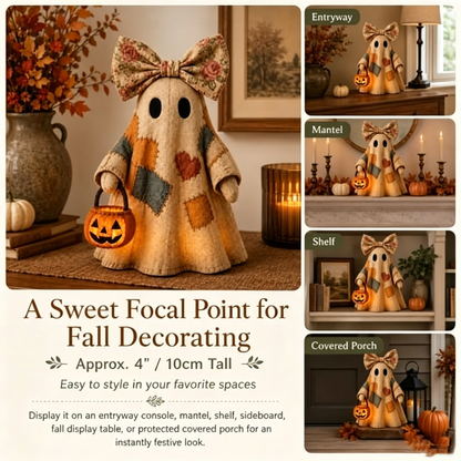 🔥🎁【Halloween Gifts】Lighted Vintage Patchwork Ghost