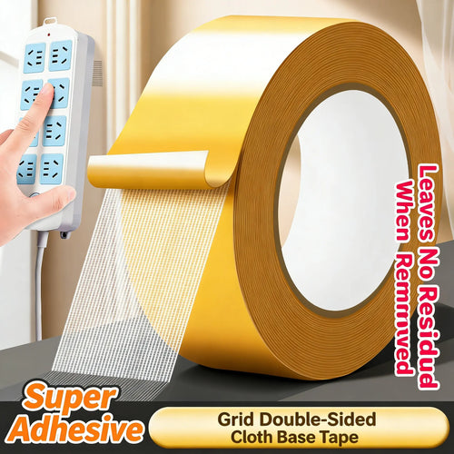 Heavy Duty Double-Sided Tape – Ultra Strong, No Residue | PET Adhesive