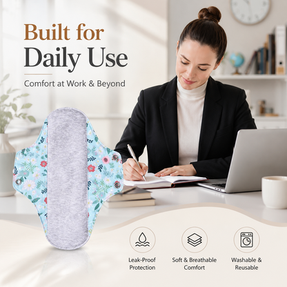 ✨5/10PCS Reusable Leak Protection Pads for Women – Soft, Washable & Breathable Daily Care