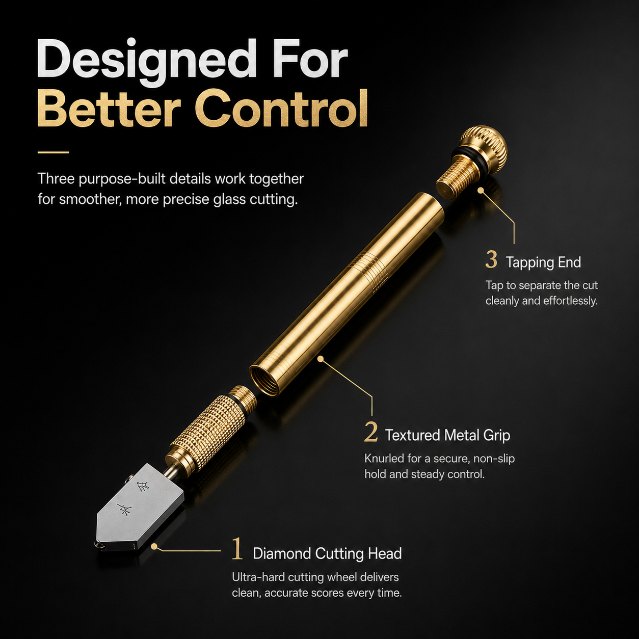 🔧 Precision Glass Cutte – Cut Glass Like a Professional