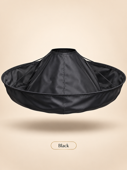 ✂️ Haircut Cape with Catcher – Adjustable Hair Cutting Umbrella for Home & Salon
