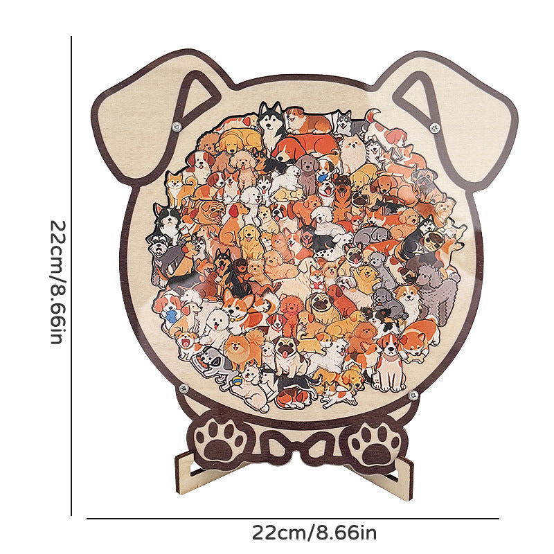 🐱 Cat Wooden Puzzle Decor – Relaxing Puzzle Gift For Cat Lovers