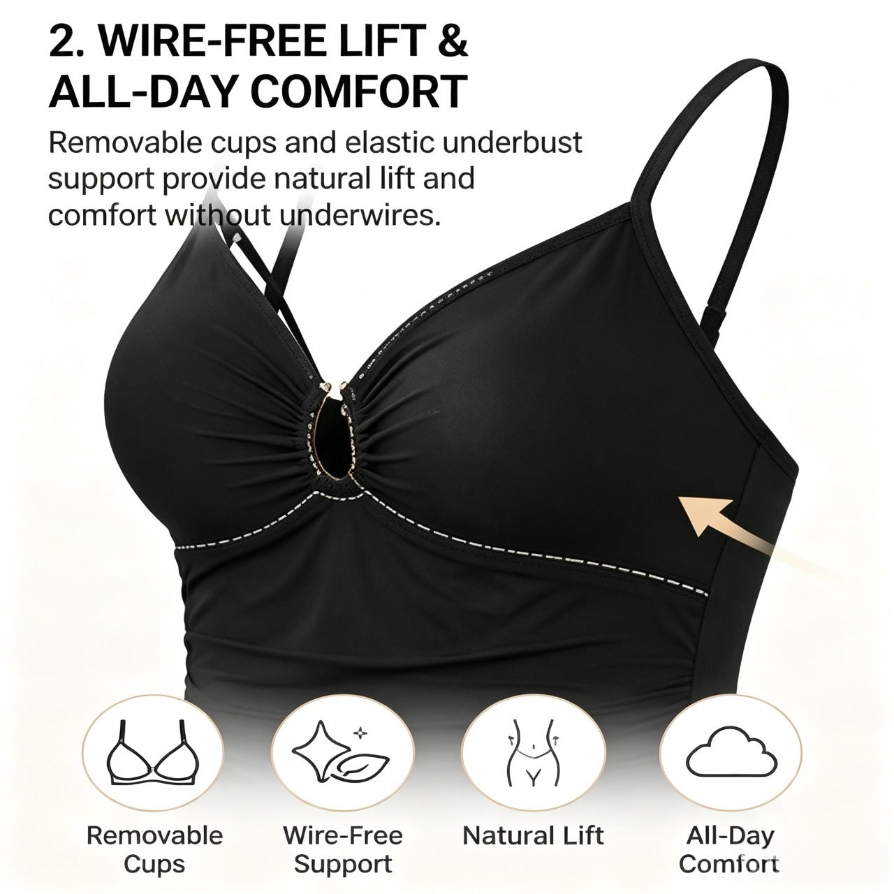 🔥2026 summer trend | Women's U-Ring Cut Out Slimming Swimwear One Piece Tummy Tucking Bathing Suit