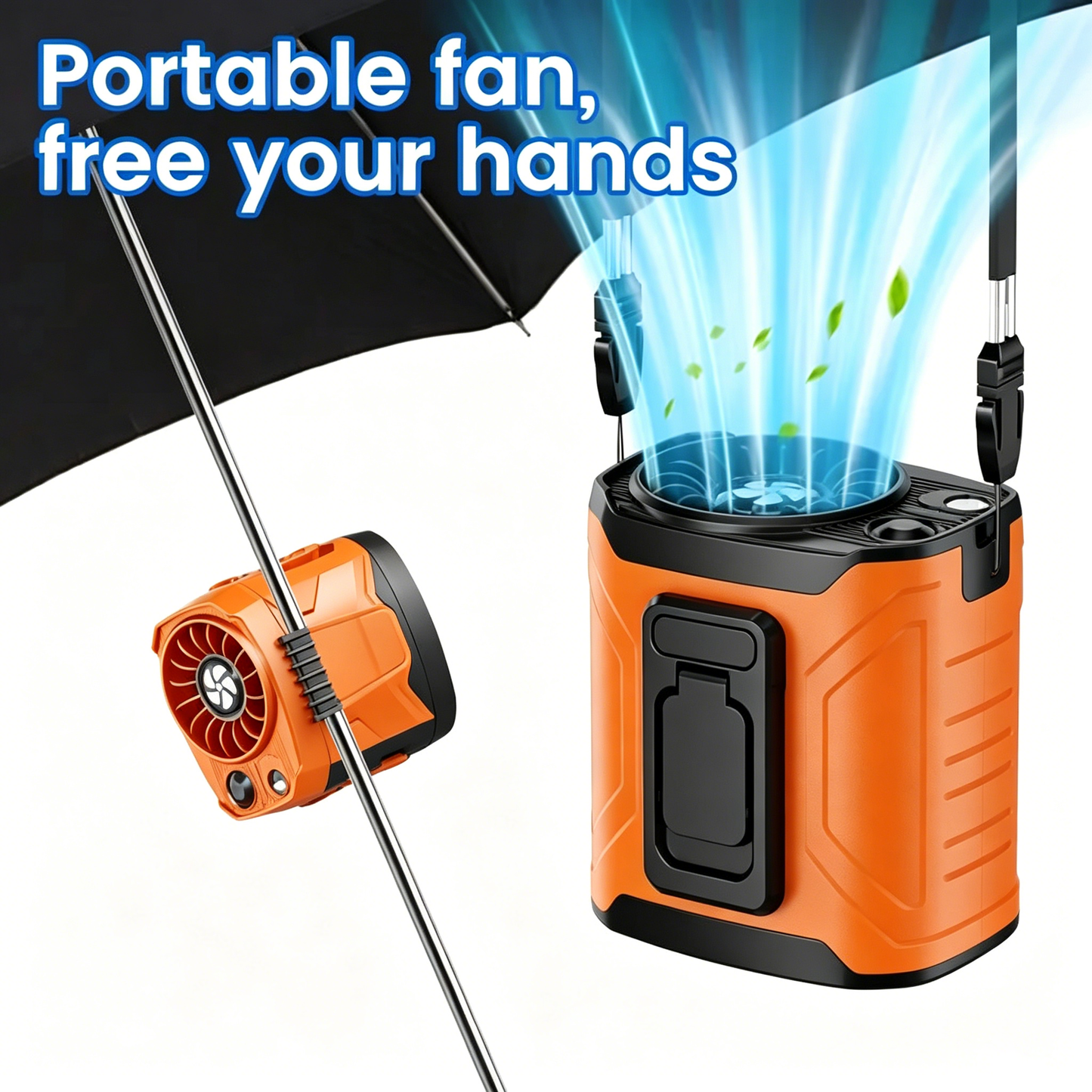 Clip Fan Rechargeable With stand