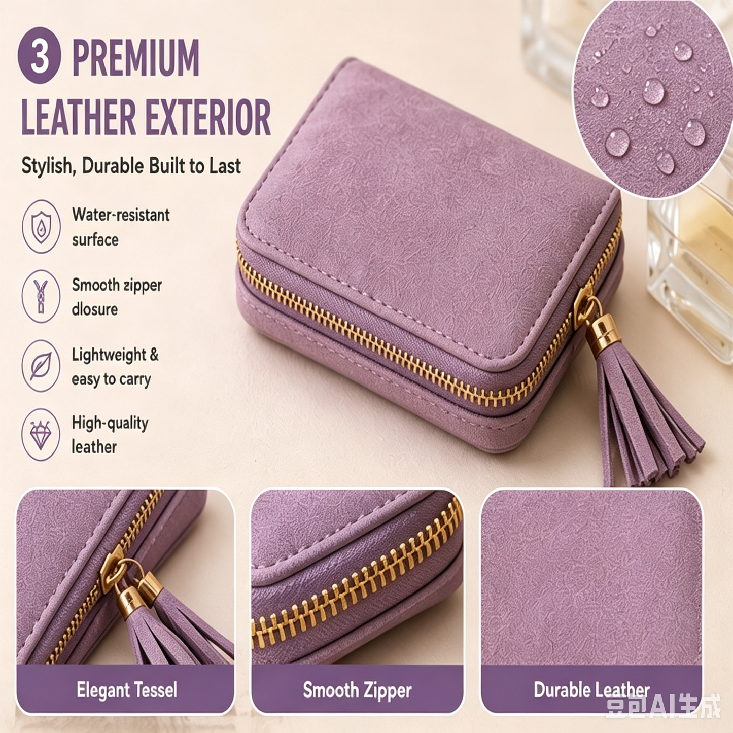BUY 1 GET 1 FREE 🔥Jewelry zippered pocket case Travel Jewelry Bag Portable Organizer