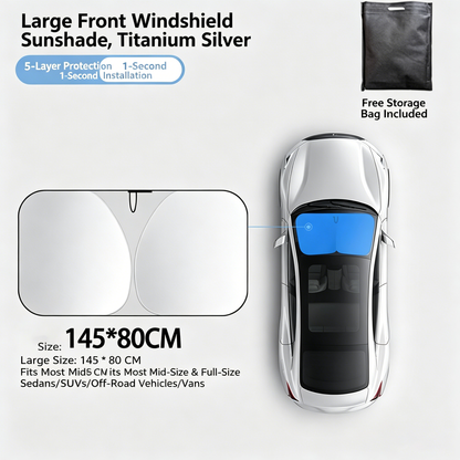 👑Bestseller🔥1K+ Sold Today｜Foldable Car Sunshade