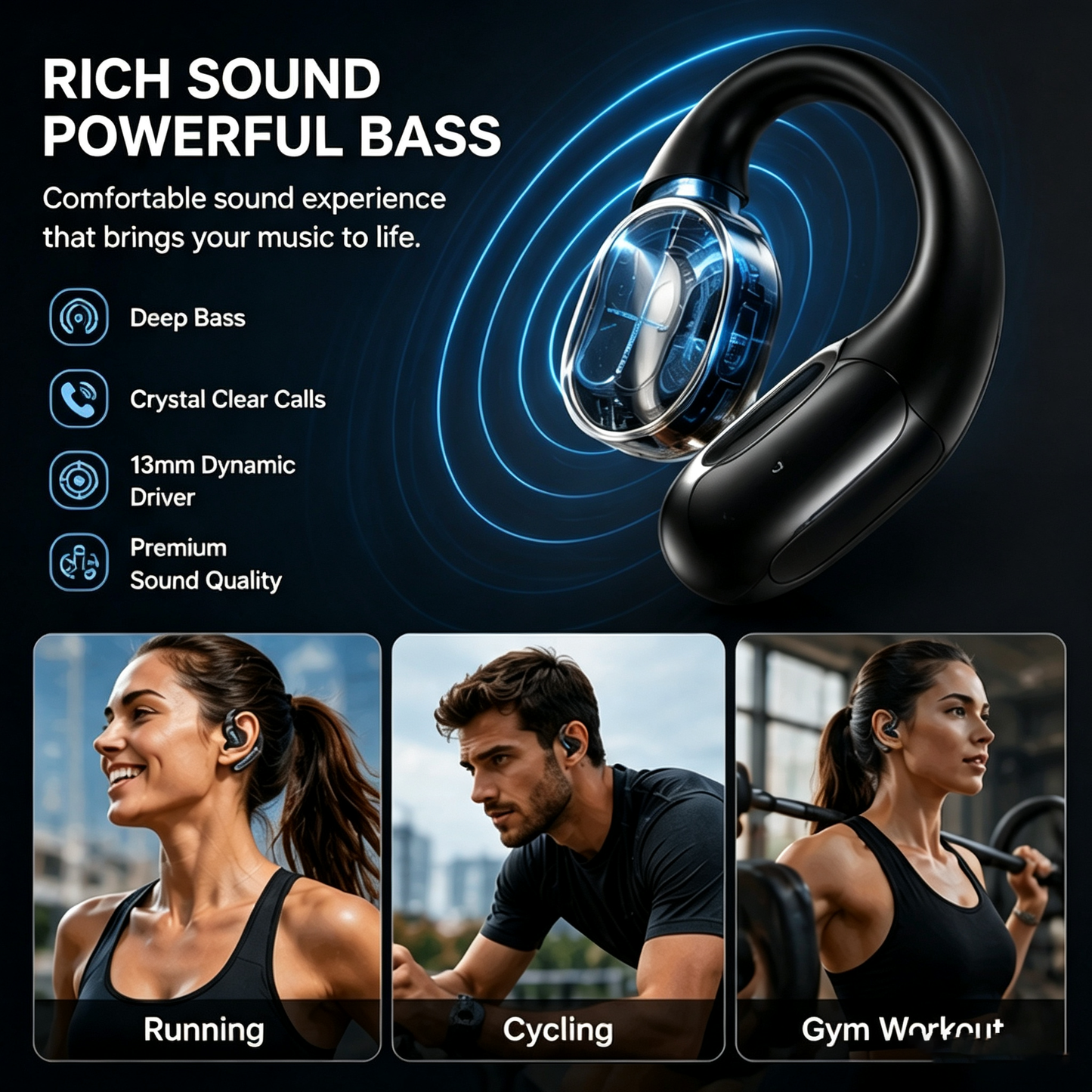 🔥New Arrival | Headphones Bluetooth with Dual-Fold Design