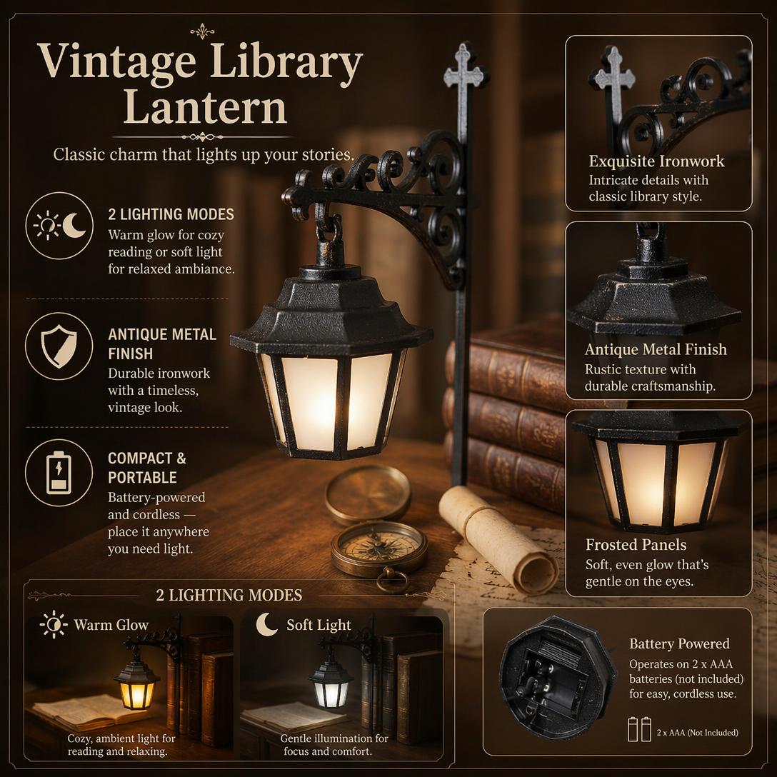 🔥Last Day 49% OFF-📚Library Lantern-Decorative Bookshelf Lighting