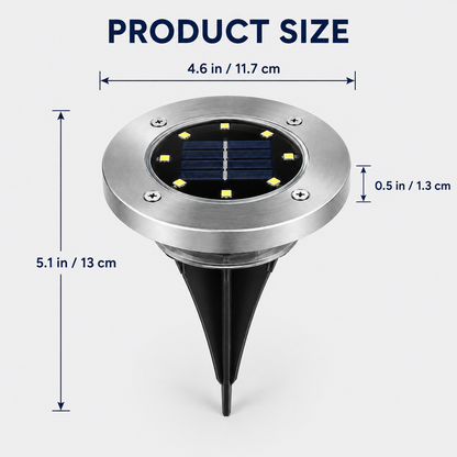 ☀️Solar Garden Lights – Waterproof Outdoor Landscape Lighting for Pathway, Patio & Yard