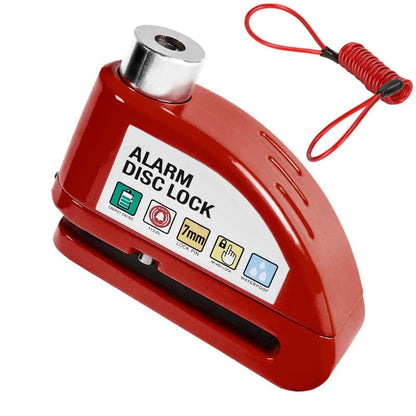 🛡️ Motorcycle Disc Brake Lock Alarm | 110dB Anti-Theft Security