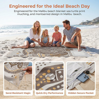 🏖️ 2-in-1 Beach Towel Backpack 🎒